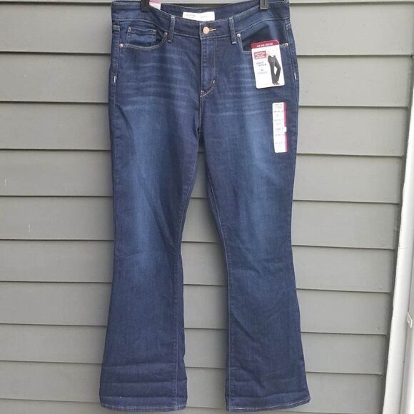 NWT Signature Levis Mid Rise Boot Cut Jeans size 14M (W32-L32) - Picture 1 of 12